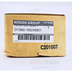 Genuine Nissan OEM Pad Kit Disc Front - D1060-VB2XM01