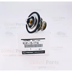 Genuine Mazda OEM Engine Coolant Thermostat - KL01-15-171A